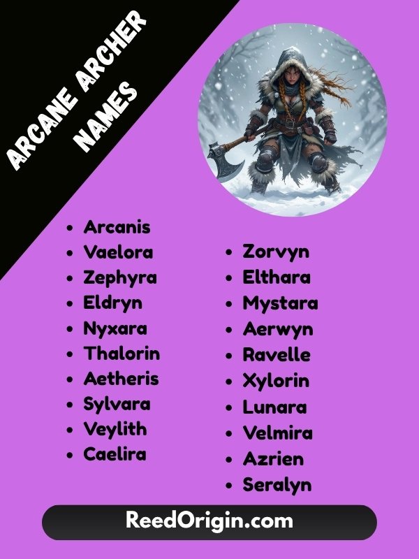 Arcane Archer Names