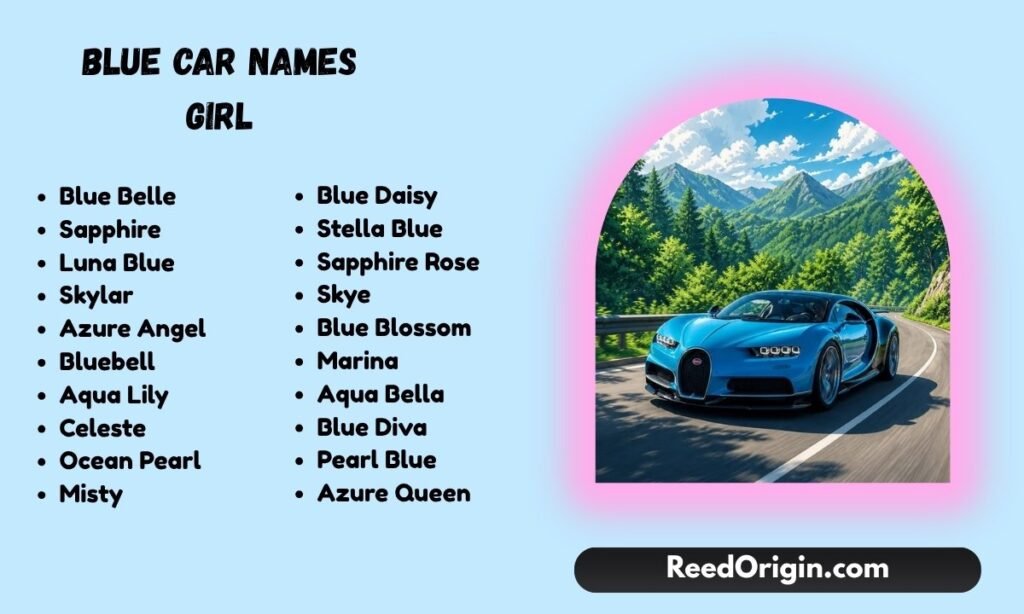Blue Car Names Girl
