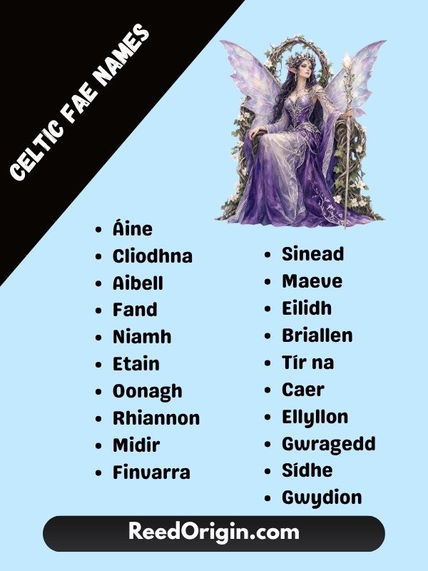 Celtic Fae Names