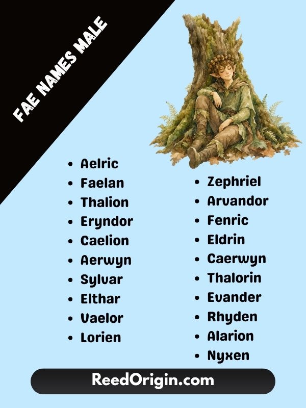 Fae Names Male