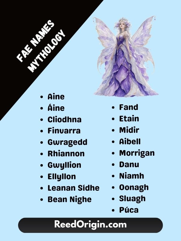 Fae names mythology