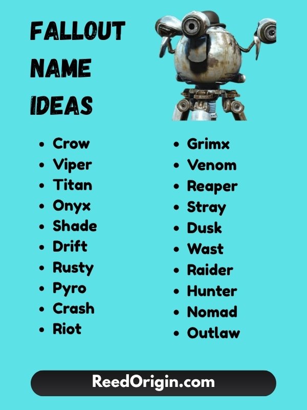 Fallout name ideas