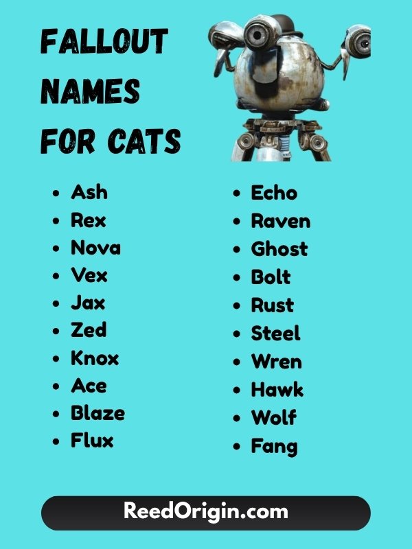 Fallout names for cats