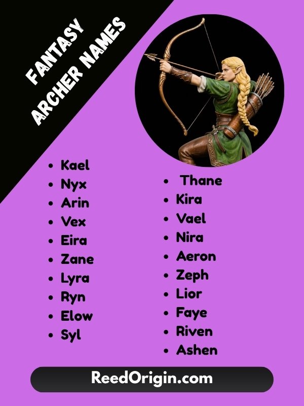 Fantasy Archer Names