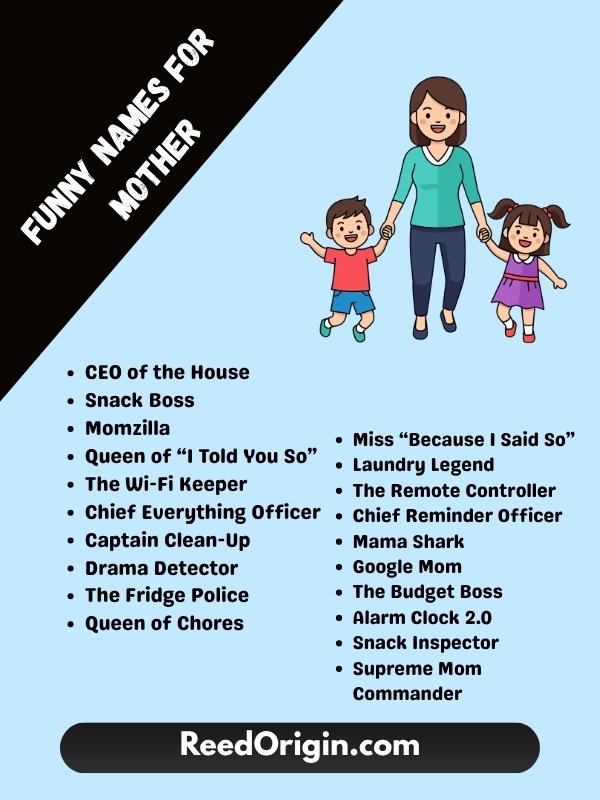 Funny Names For Mother