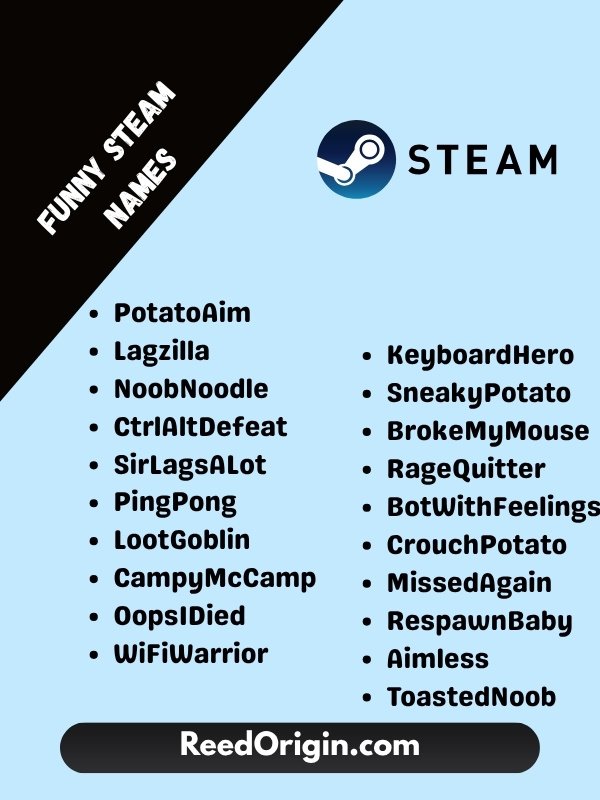 Funny Steam Names
