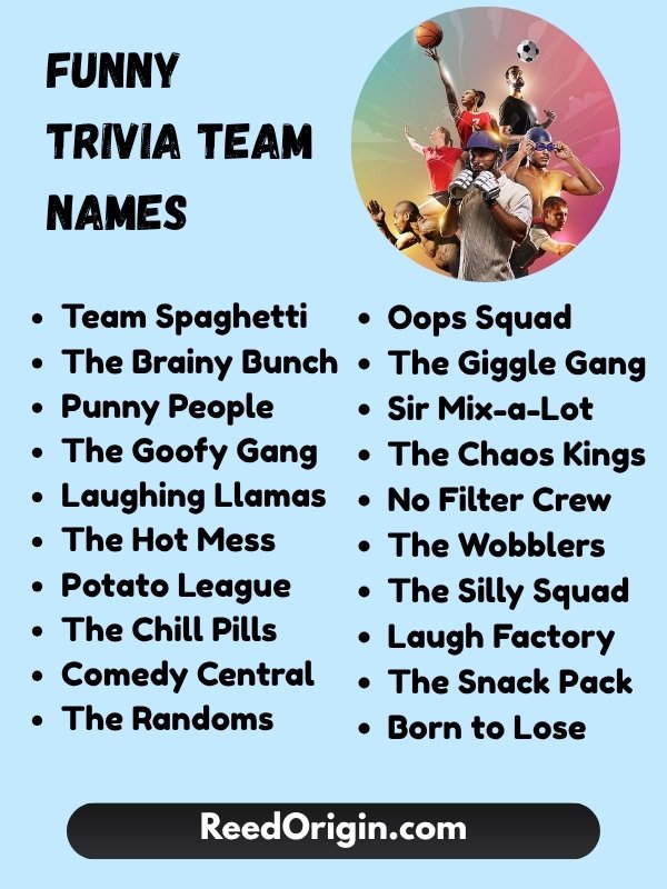 Funny Trivia Team Names