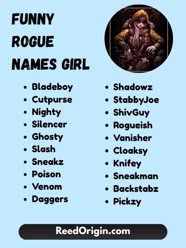 Funny rogue names girl