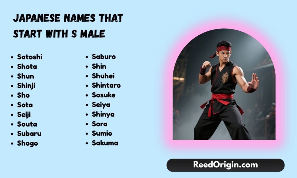 Japanese names that start with s male