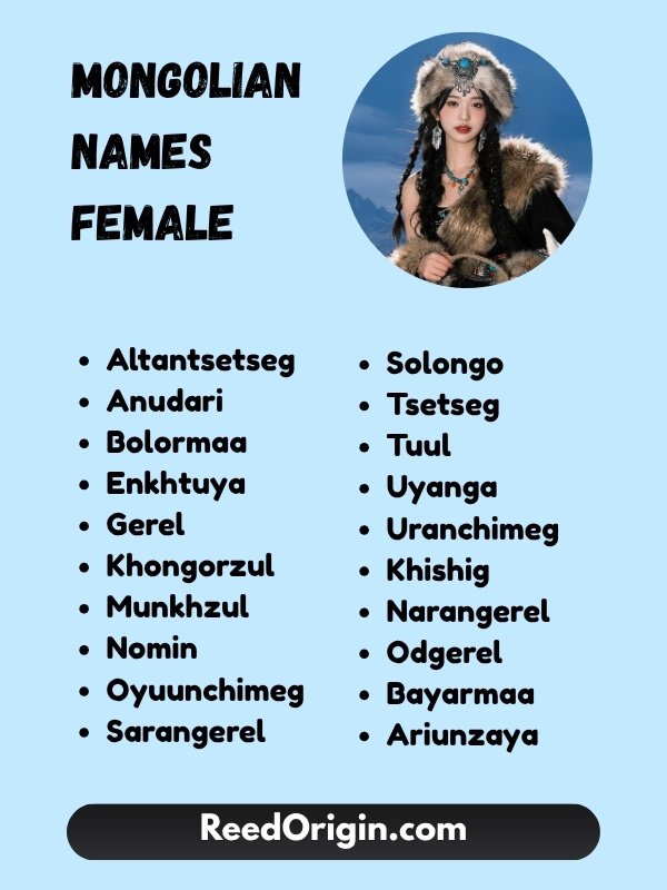 Mongolian Names Female