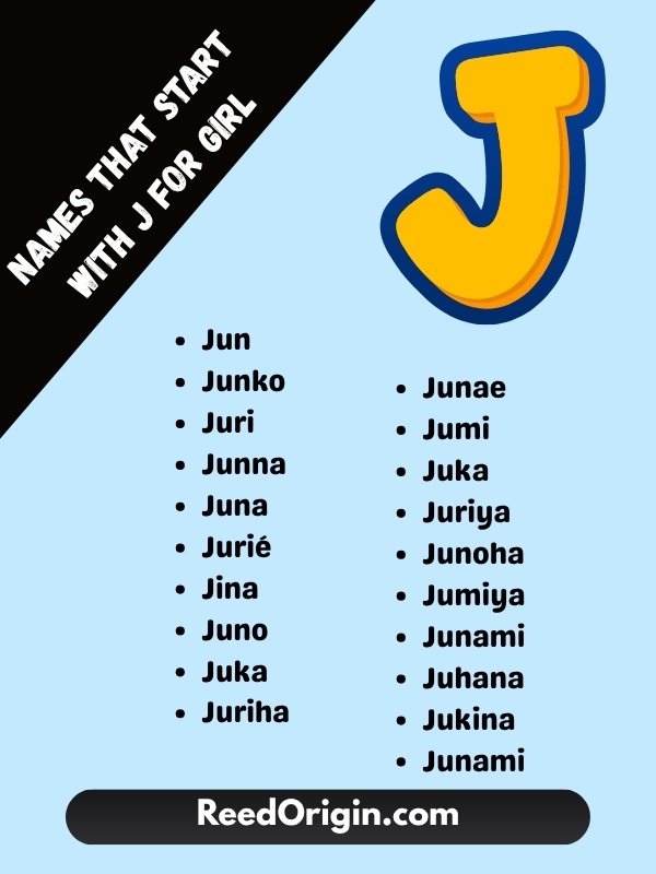 Names That Start With J for Girl