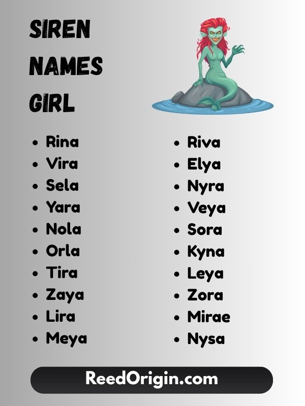 Siren Names Girl