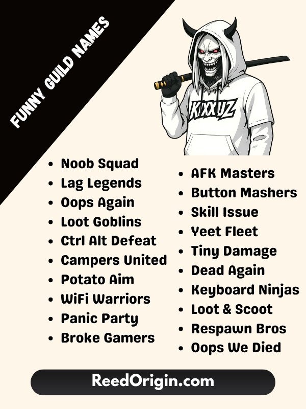 Funny Guild Names