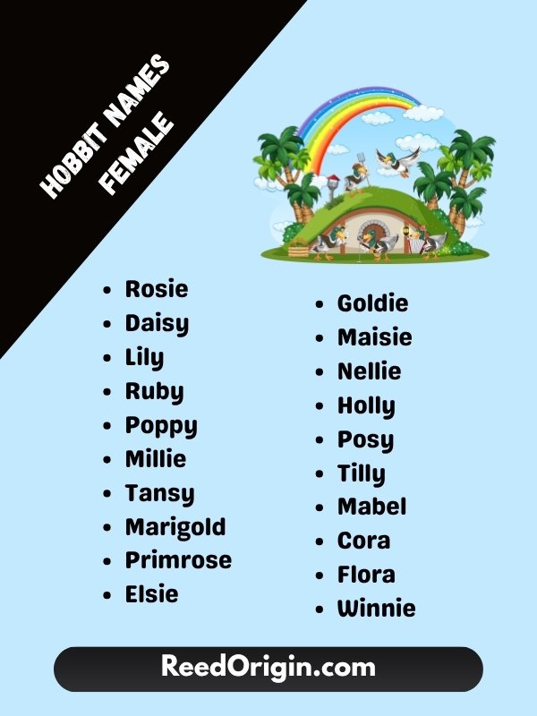 Hobbit Names Female