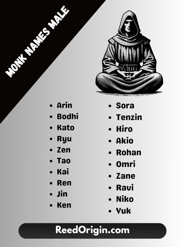Monk Names Male