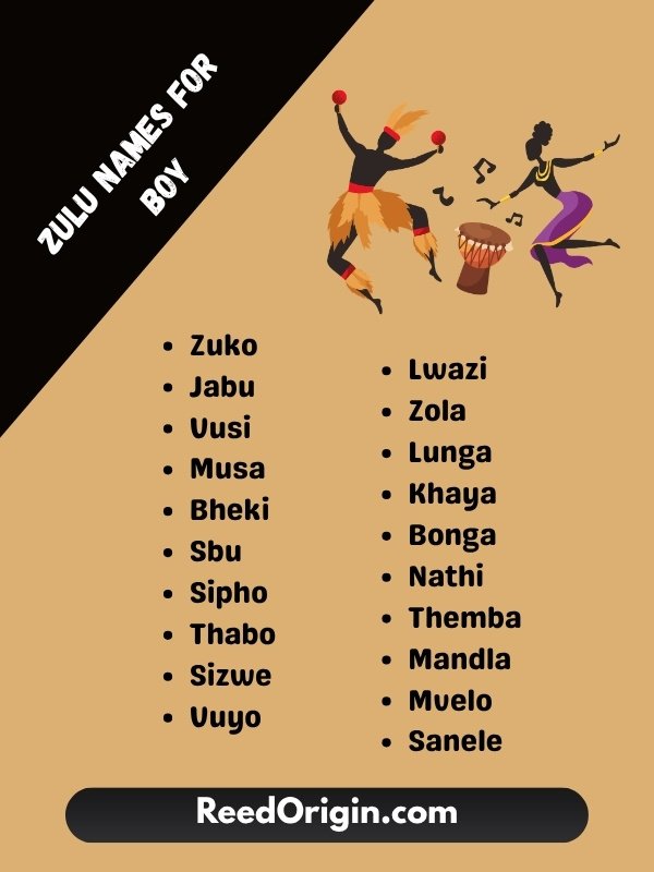 Zulu Names for Boy