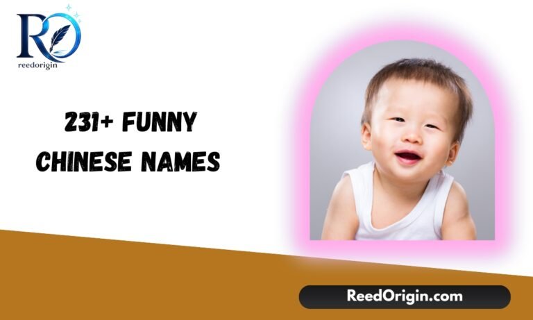 231+ Funny Chinese Names